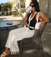 Perfect Day High-Rise Straight Leg Denim Jeans