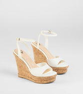 New Heights Cork Platform Wedges