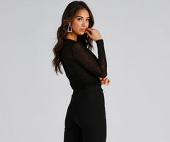 Sparkle And Glow Heatstone Crop Top