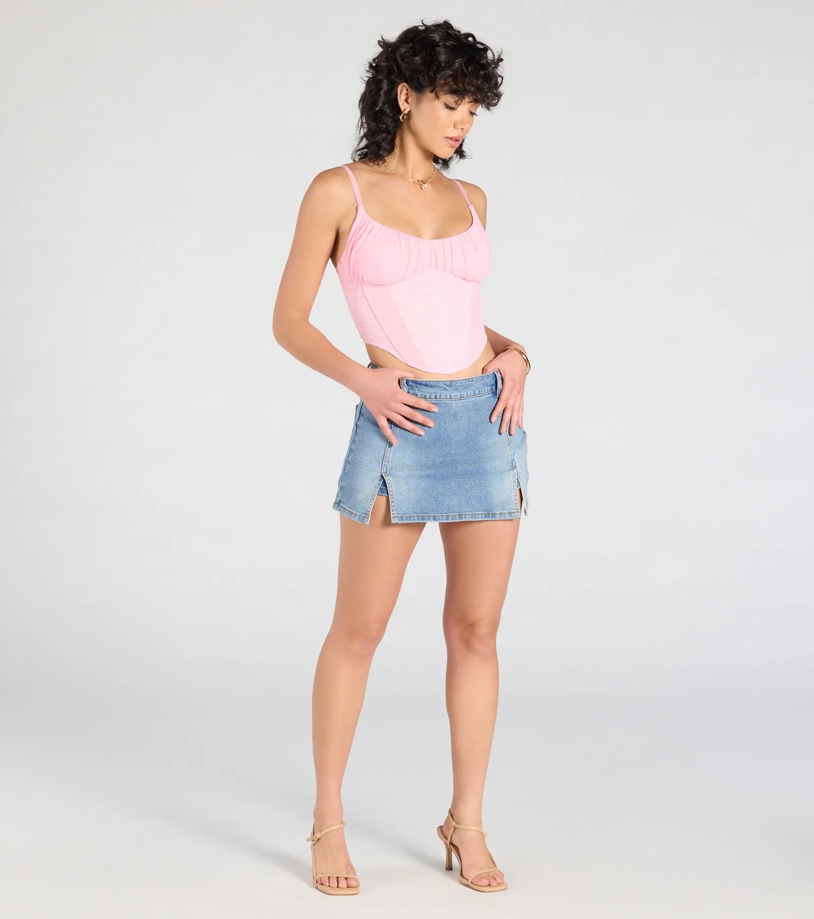 Undeniable Favorite Mid-Rise Denim Skort