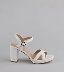 Simplistic Perfection Platform Block Heels
